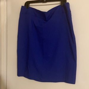 Royal blue skirt
